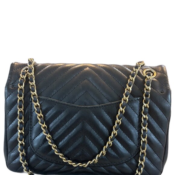 Chanel Chevron Quilted Rock The Corner Flap Shoulder Bag - Picture 11 of 11